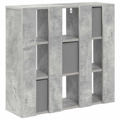 vidaXL Sideboard with Drawer Concrete Grey 73.5 x 24 x 69.5 cm