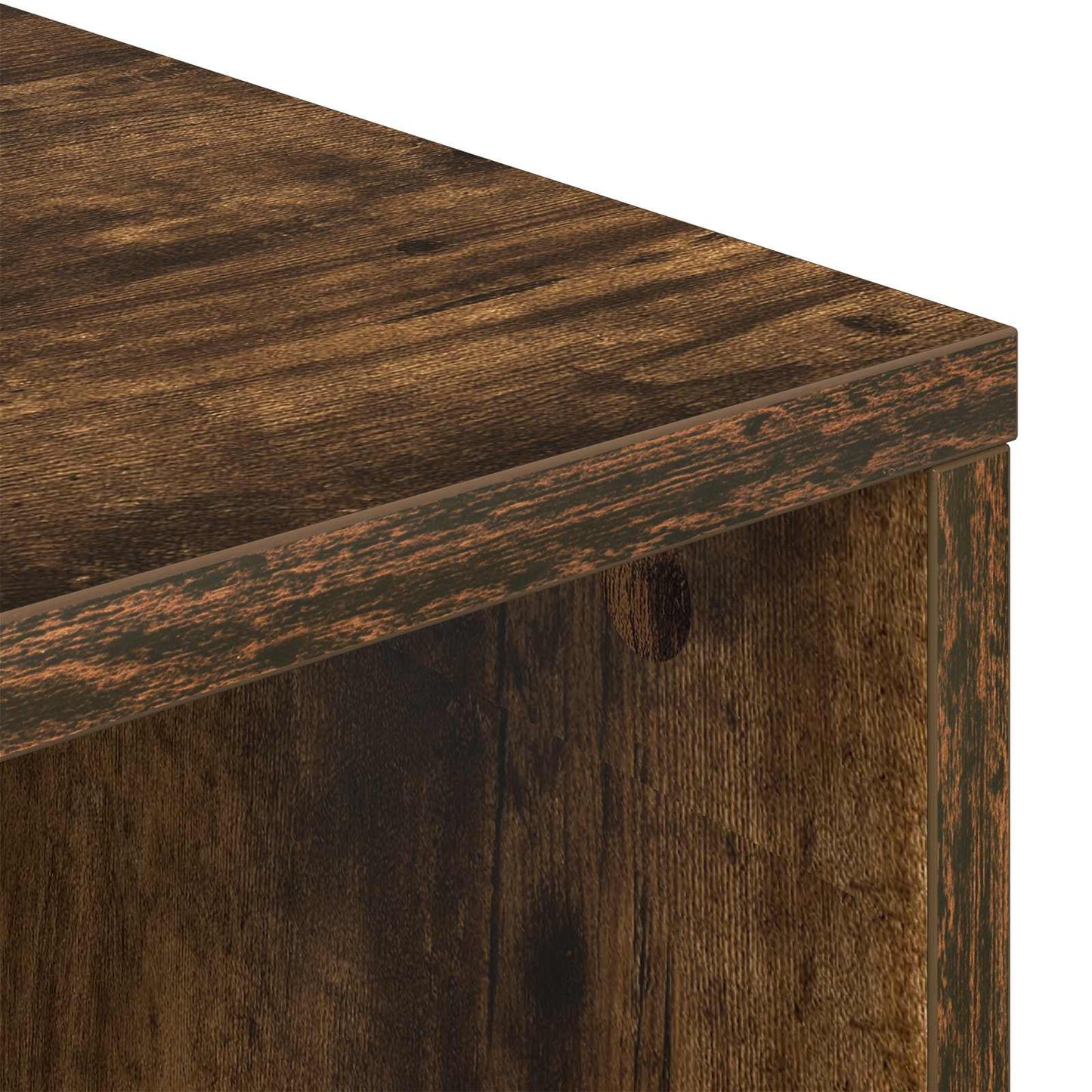 vidaXL Sideboard with Drawer Smoked Oak 73.5 x 24 x 69.5 cm
