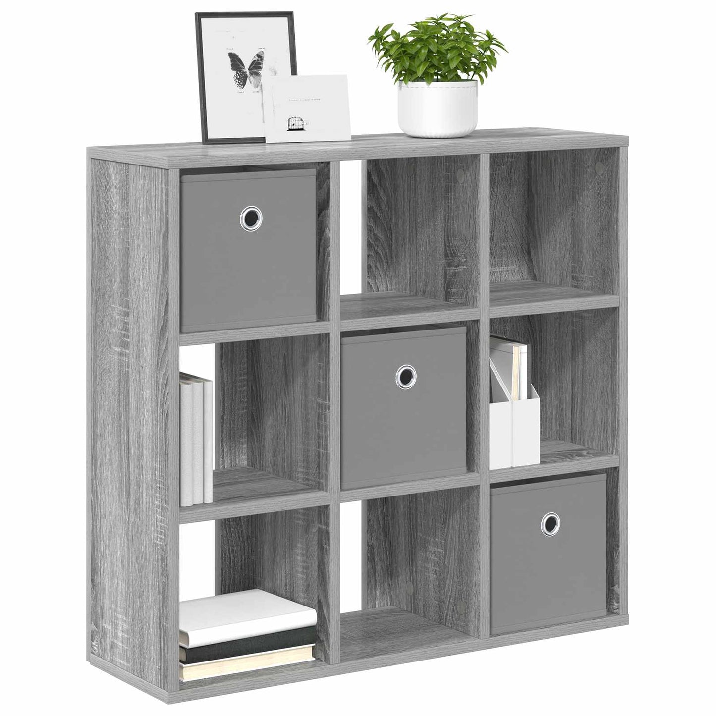 vidaXL Sideboard with Drawer Grey Sonoma 73.5 x 24 x 69.5 cm