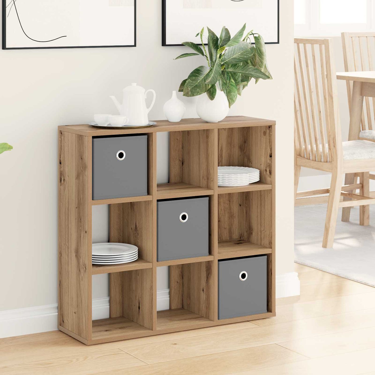 vidaXL Sideboard with Drawer Artisan Oak 73.5 x 24 x 69.5 cm