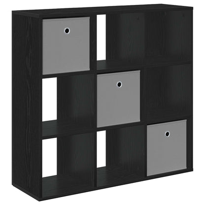 vidaXL Sideboard with Drawer Black Oak 88.5 x 29 x 84.5 cm