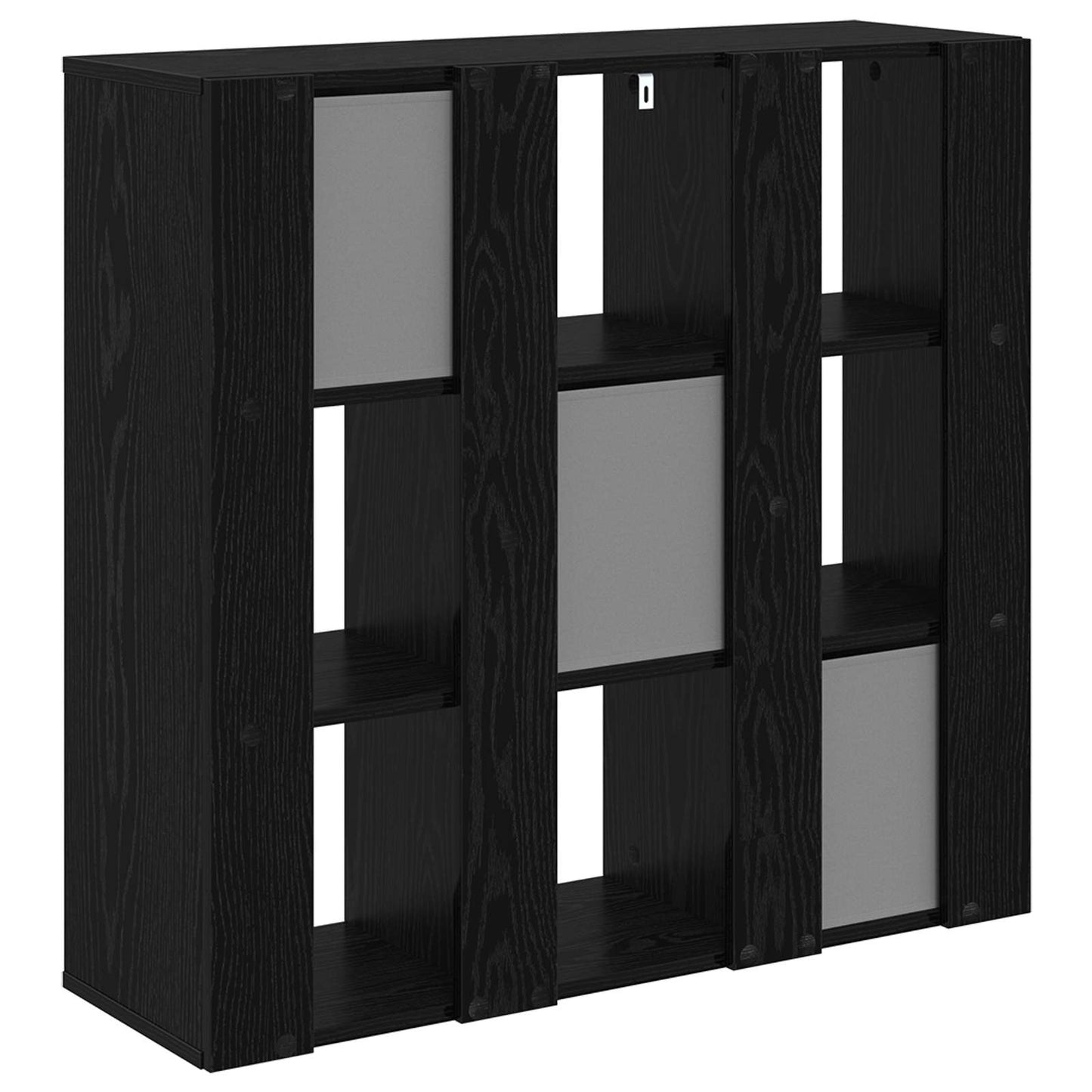 vidaXL Sideboard with Drawer Black Oak 88.5 x 29 x 84.5 cm