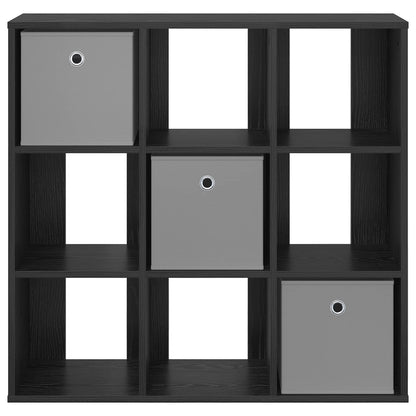 vidaXL Sideboard with Drawer Black Oak 88.5 x 29 x 84.5 cm
