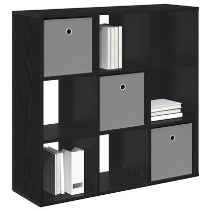 vidaXL Sideboard with Drawer Black Oak 88.5 x 29 x 84.5 cm