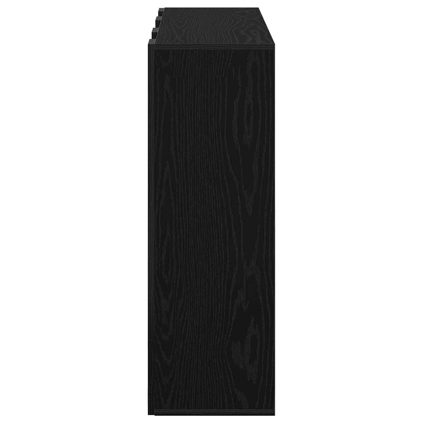 vidaXL Sideboard with Drawer Black Oak 88.5 x 29 x 84.5 cm