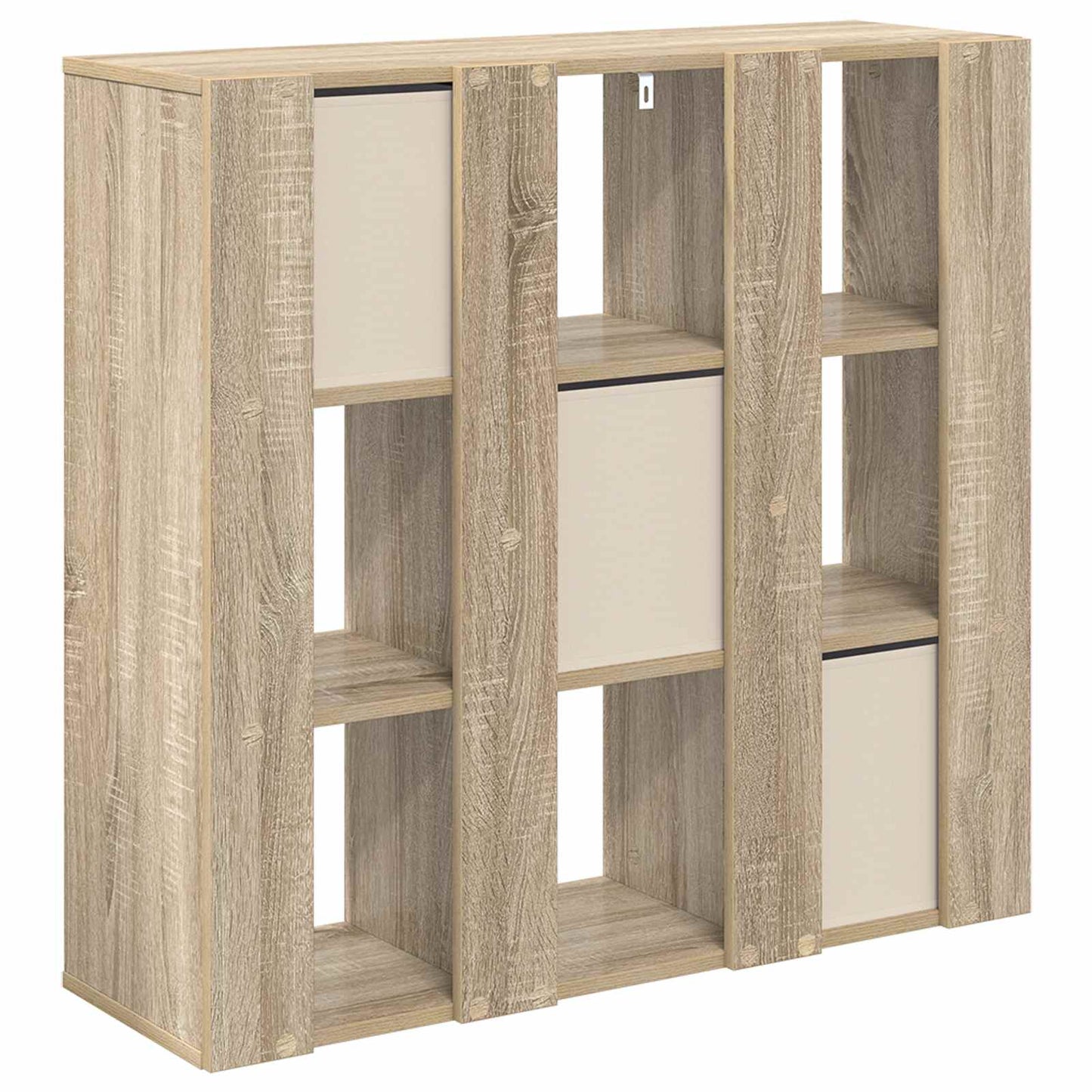vidaXL Sideboard with Drawer Sonoma Oak 88.5 x 29 x 84.5 cm