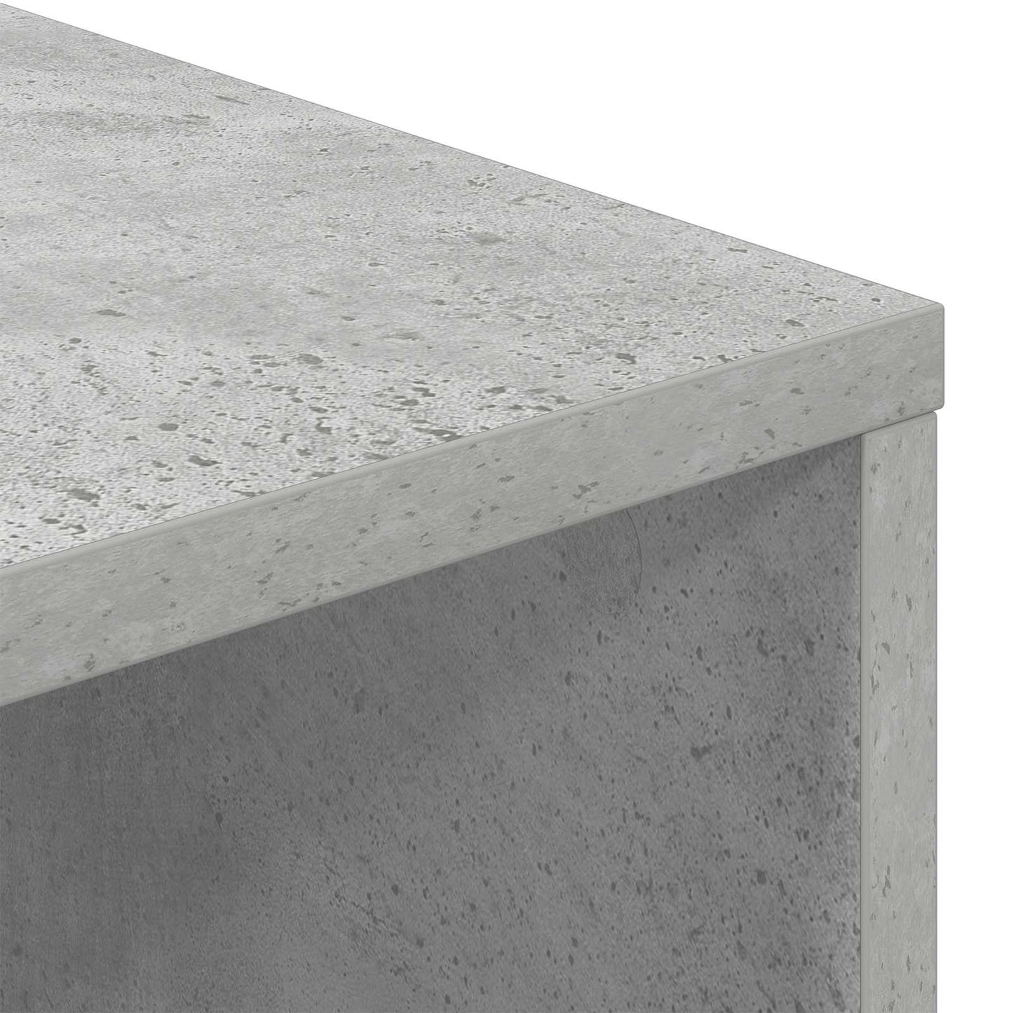 vidaXL Sideboard with Drawer Concrete Grey 88.5 x 29 x 84.5 cm