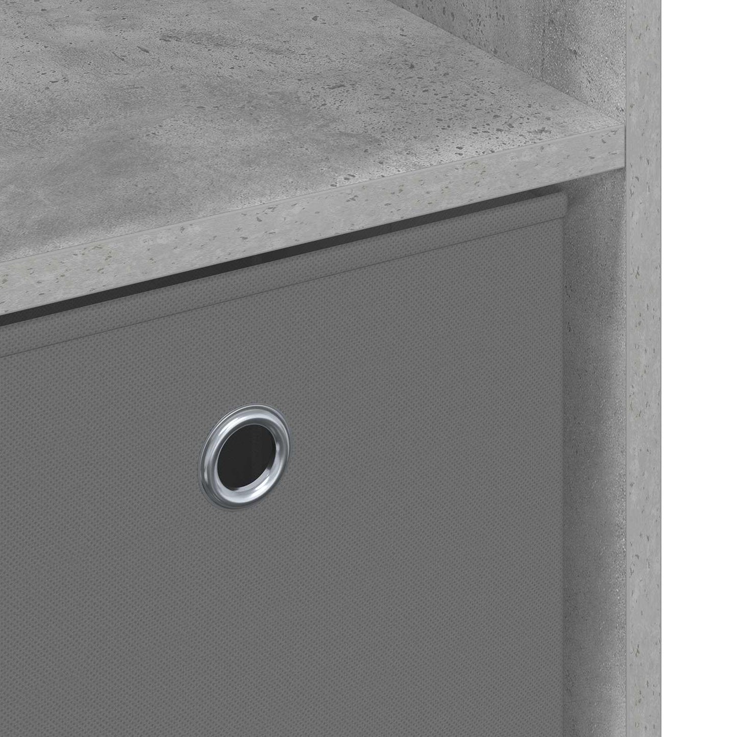 vidaXL Sideboard with Drawer Concrete Grey 88.5 x 29 x 84.5 cm