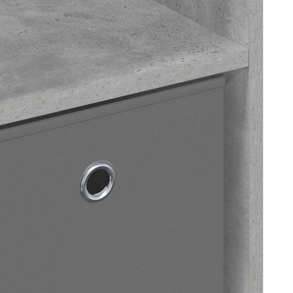 vidaXL Sideboard with Drawer Concrete Grey 88.5 x 29 x 84.5 cm