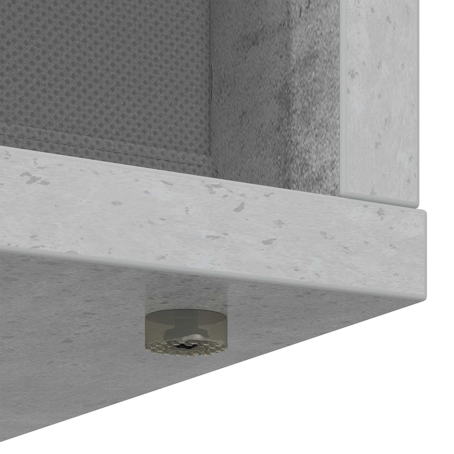 vidaXL Sideboard with Drawer Concrete Grey 88.5 x 29 x 84.5 cm