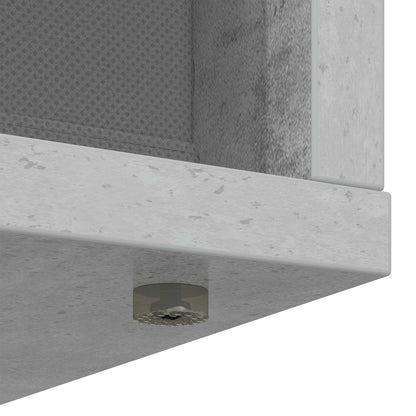 vidaXL Sideboard with Drawer Concrete Grey 88.5 x 29 x 84.5 cm