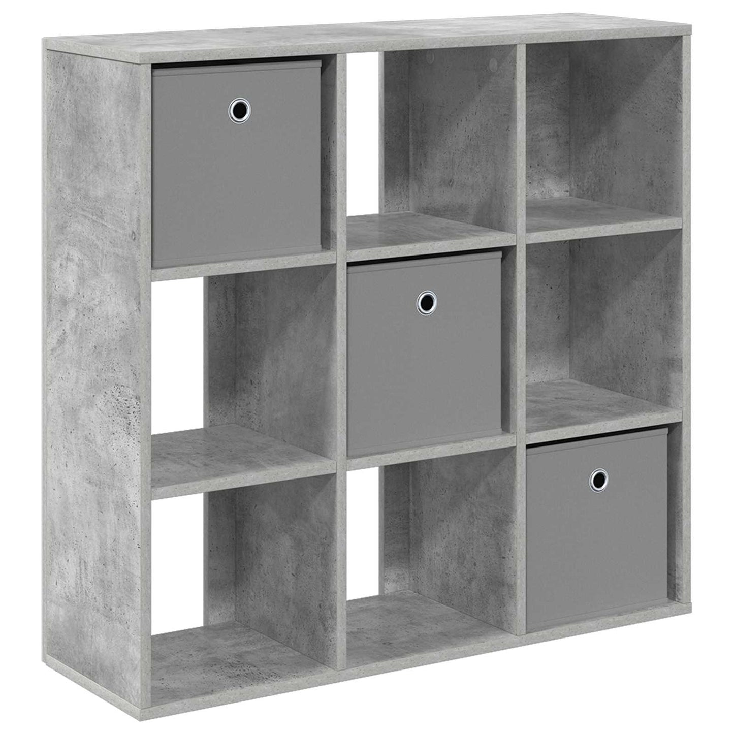 vidaXL Sideboard with Drawer Concrete Grey 88.5 x 29 x 84.5 cm