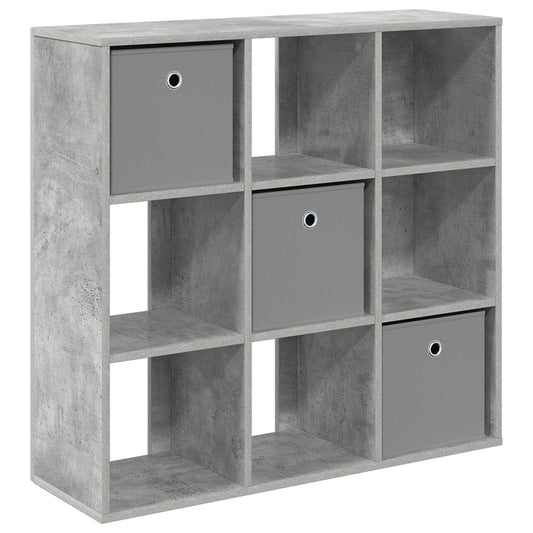 vidaXL Sideboard with Drawer Concrete Grey 88.5 x 29 x 84.5 cm