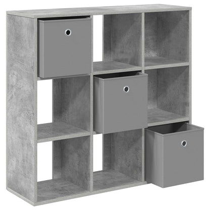 vidaXL Sideboard with Drawer Concrete Grey 88.5 x 29 x 84.5 cm