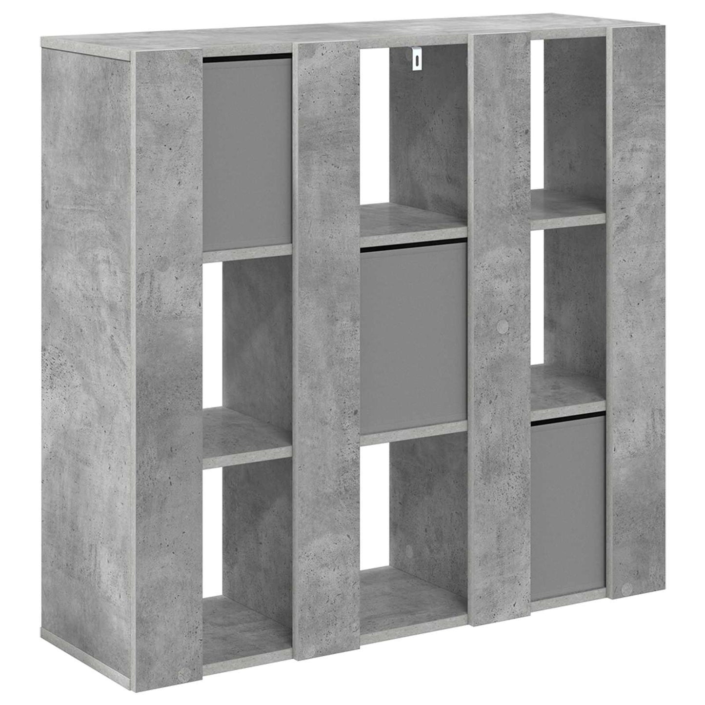 vidaXL Sideboard with Drawer Concrete Grey 88.5 x 29 x 84.5 cm