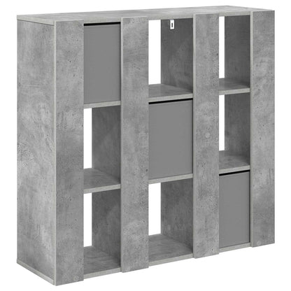 vidaXL Sideboard with Drawer Concrete Grey 88.5 x 29 x 84.5 cm