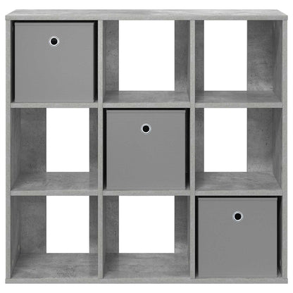 vidaXL Sideboard with Drawer Concrete Grey 88.5 x 29 x 84.5 cm