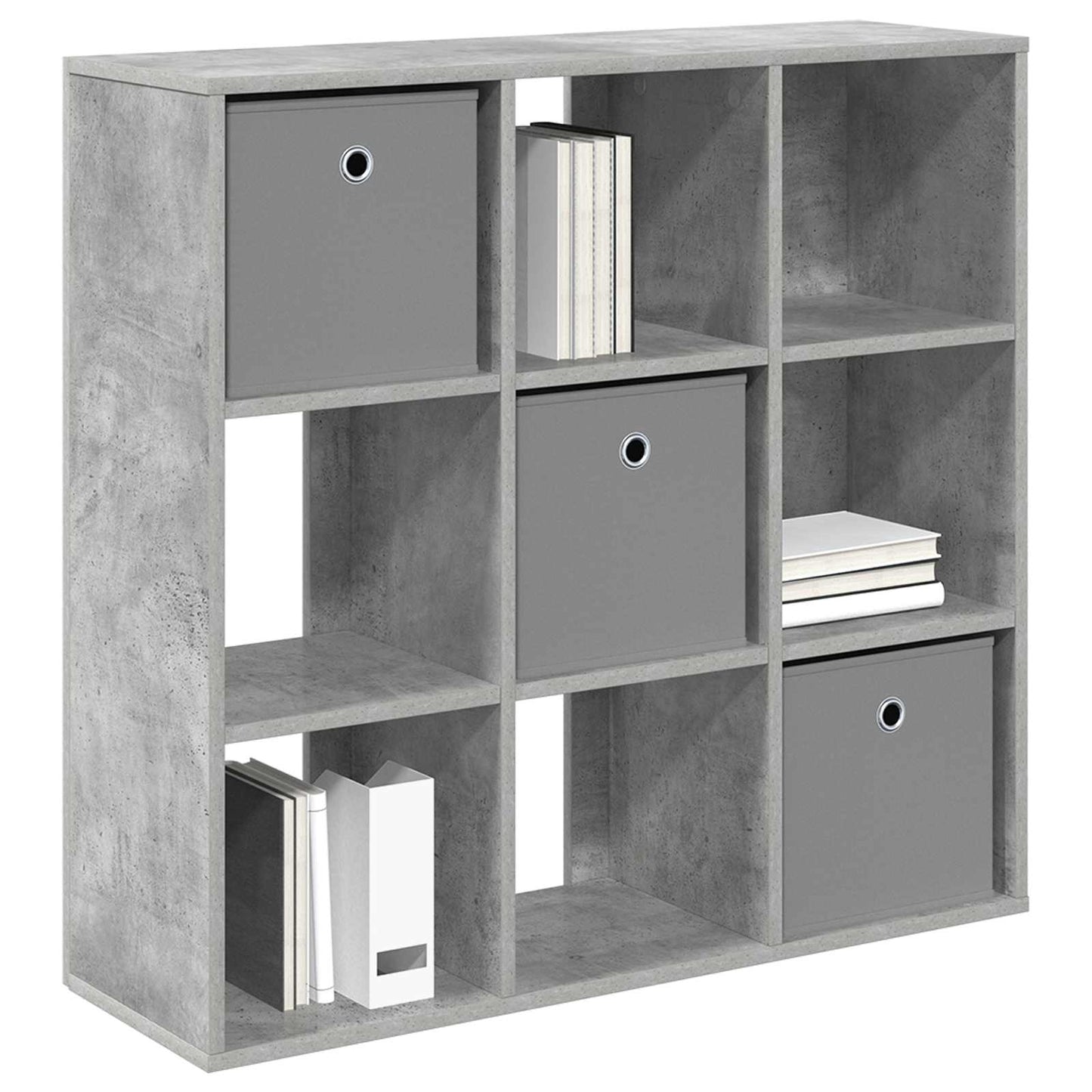 vidaXL Sideboard with Drawer Concrete Grey 88.5 x 29 x 84.5 cm