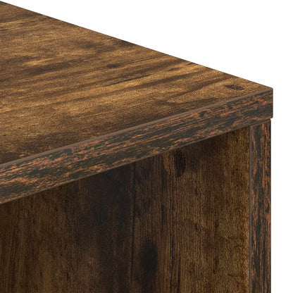 vidaXL Sideboard with Drawer Smoked Oak 88.5 x 29 x 84.5 cm