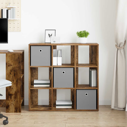 vidaXL Sideboard with Drawer Smoked Oak 88.5 x 29 x 84.5 cm