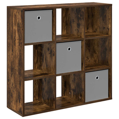 vidaXL Sideboard with Drawer Smoked Oak 88.5 x 29 x 84.5 cm