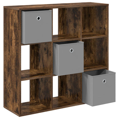 vidaXL Sideboard with Drawer Smoked Oak 88.5 x 29 x 84.5 cm