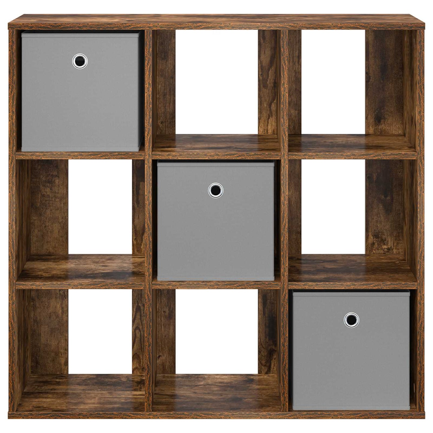 vidaXL Sideboard with Drawer Smoked Oak 88.5 x 29 x 84.5 cm
