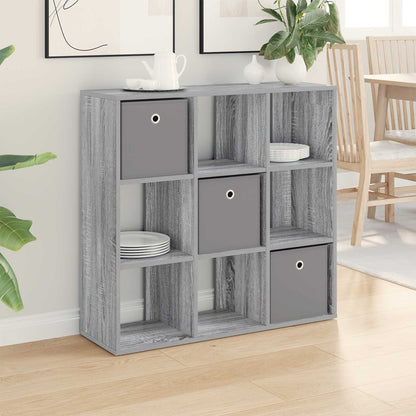 vidaXL Sideboard with Drawer Grey Sonoma 88.5 x 29 x 84.5 cm