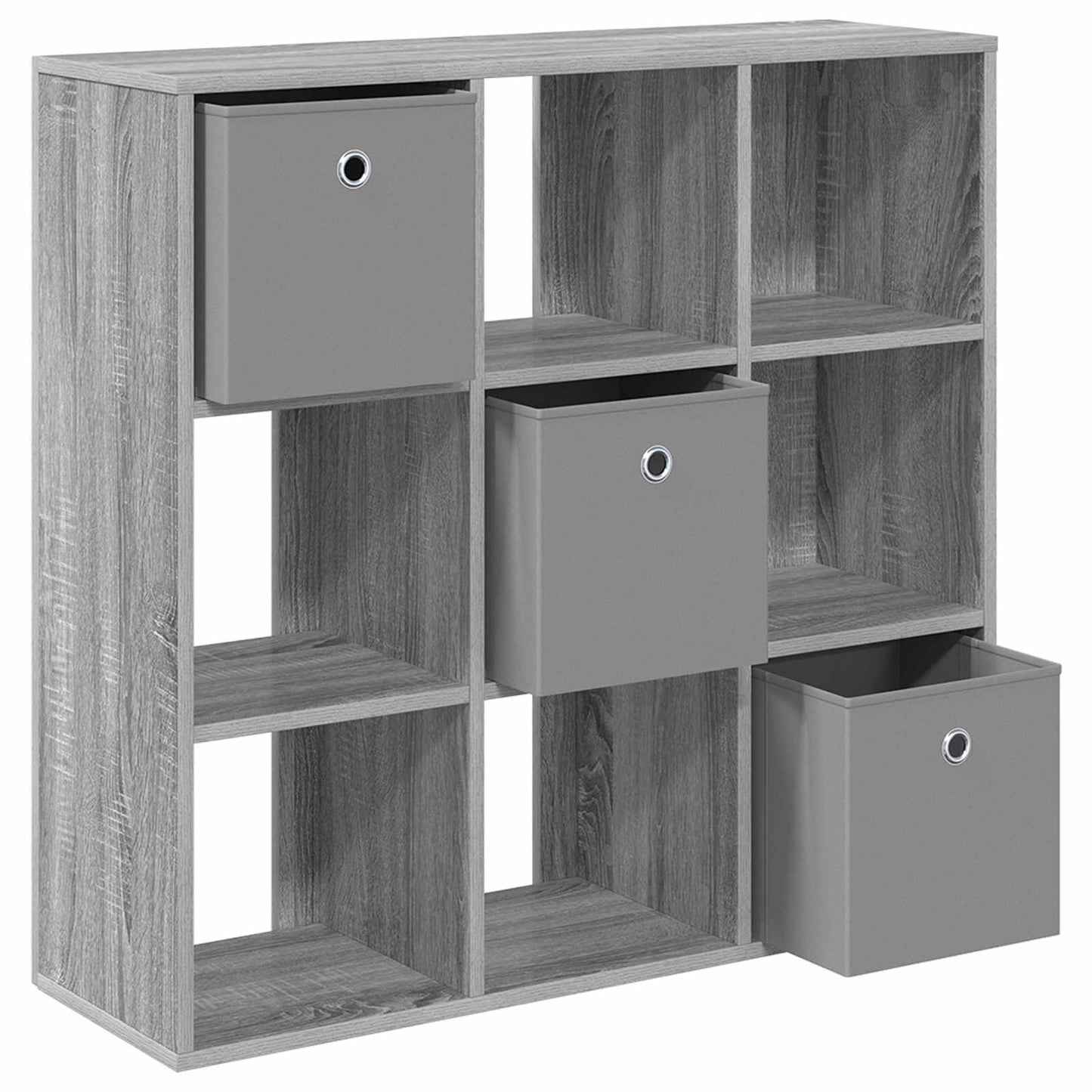 vidaXL Sideboard with Drawer Grey Sonoma 88.5 x 29 x 84.5 cm