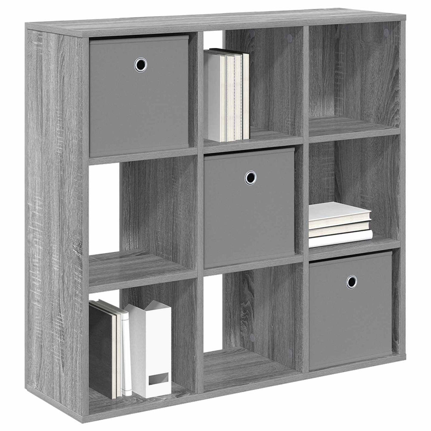 vidaXL Sideboard with Drawer Grey Sonoma 88.5 x 29 x 84.5 cm