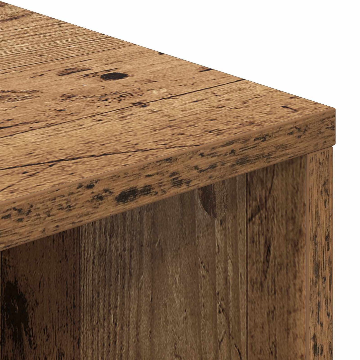 vidaXL Sideboard with Drawer Old Wood 88.5 x 29 x 84.5 cm