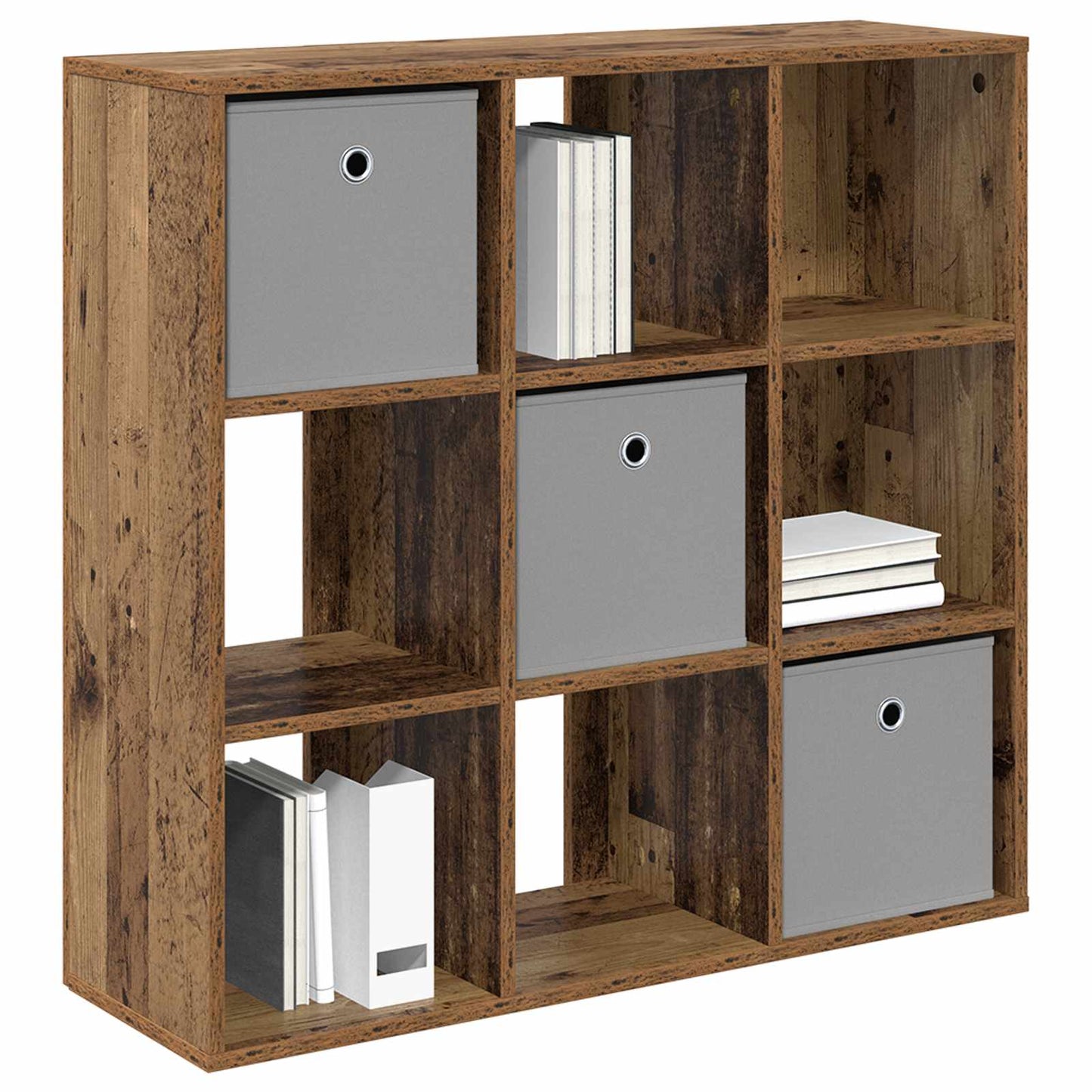 vidaXL Sideboard with Drawer Old Wood 88.5 x 29 x 84.5 cm