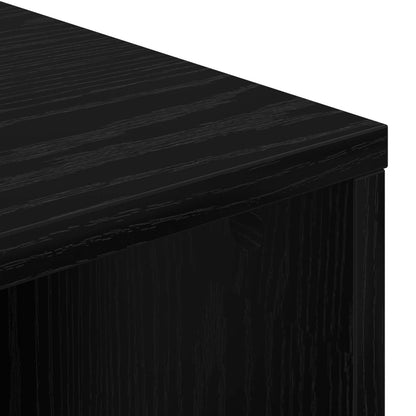 vidaXL Sideboard with Drawer Black Oak 102 x 31 x 99.5 cm