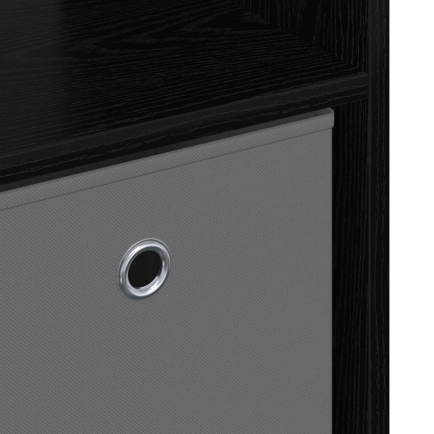 vidaXL Sideboard with Drawer Black Oak 102 x 31 x 99.5 cm