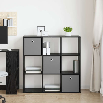 vidaXL Sideboard with Drawer Black Oak 102 x 31 x 99.5 cm