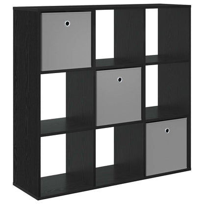 vidaXL Sideboard with Drawer Black Oak 102 x 31 x 99.5 cm