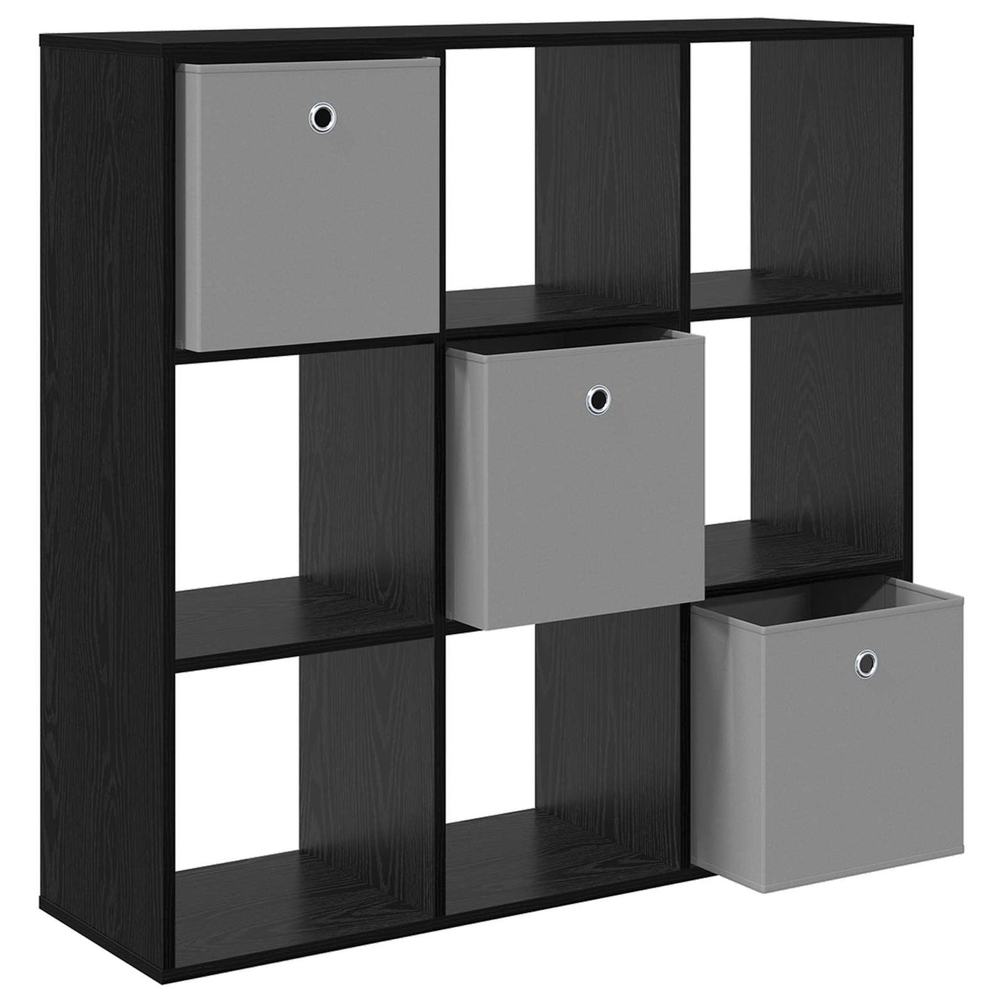 vidaXL Sideboard with Drawer Black Oak 102 x 31 x 99.5 cm
