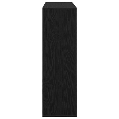 vidaXL Sideboard with Drawer Black Oak 102 x 31 x 99.5 cm