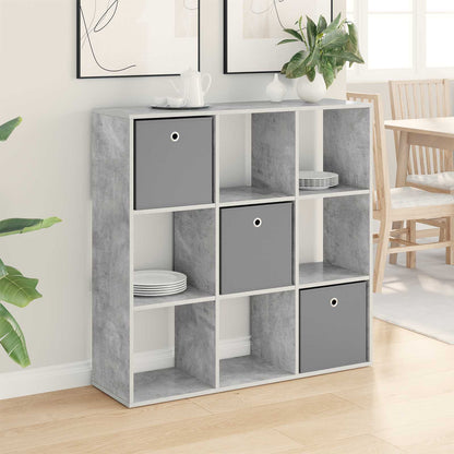 vidaXL Sideboard with Drawer Concrete Grey 102 x 31 x 99.5 cm