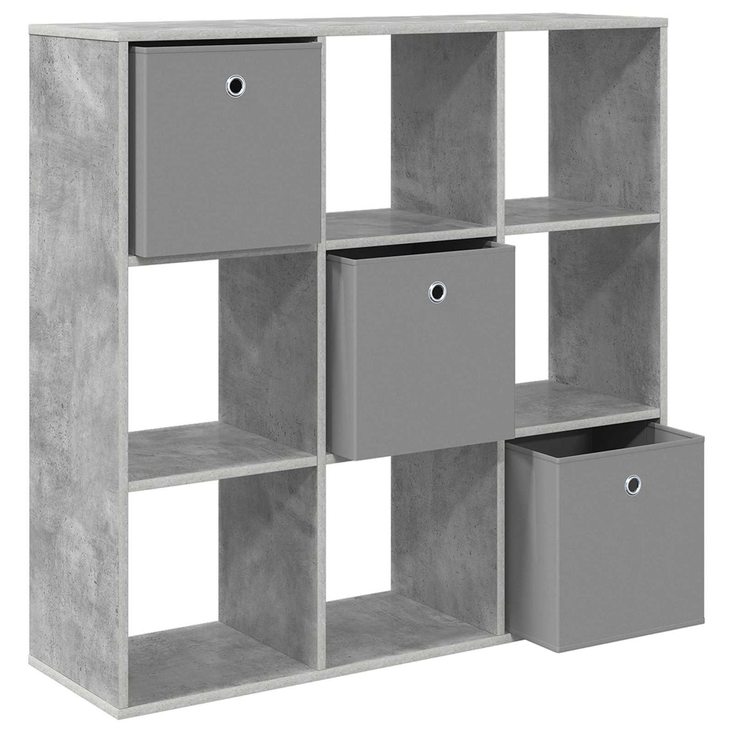 vidaXL Sideboard with Drawer Concrete Grey 102 x 31 x 99.5 cm
