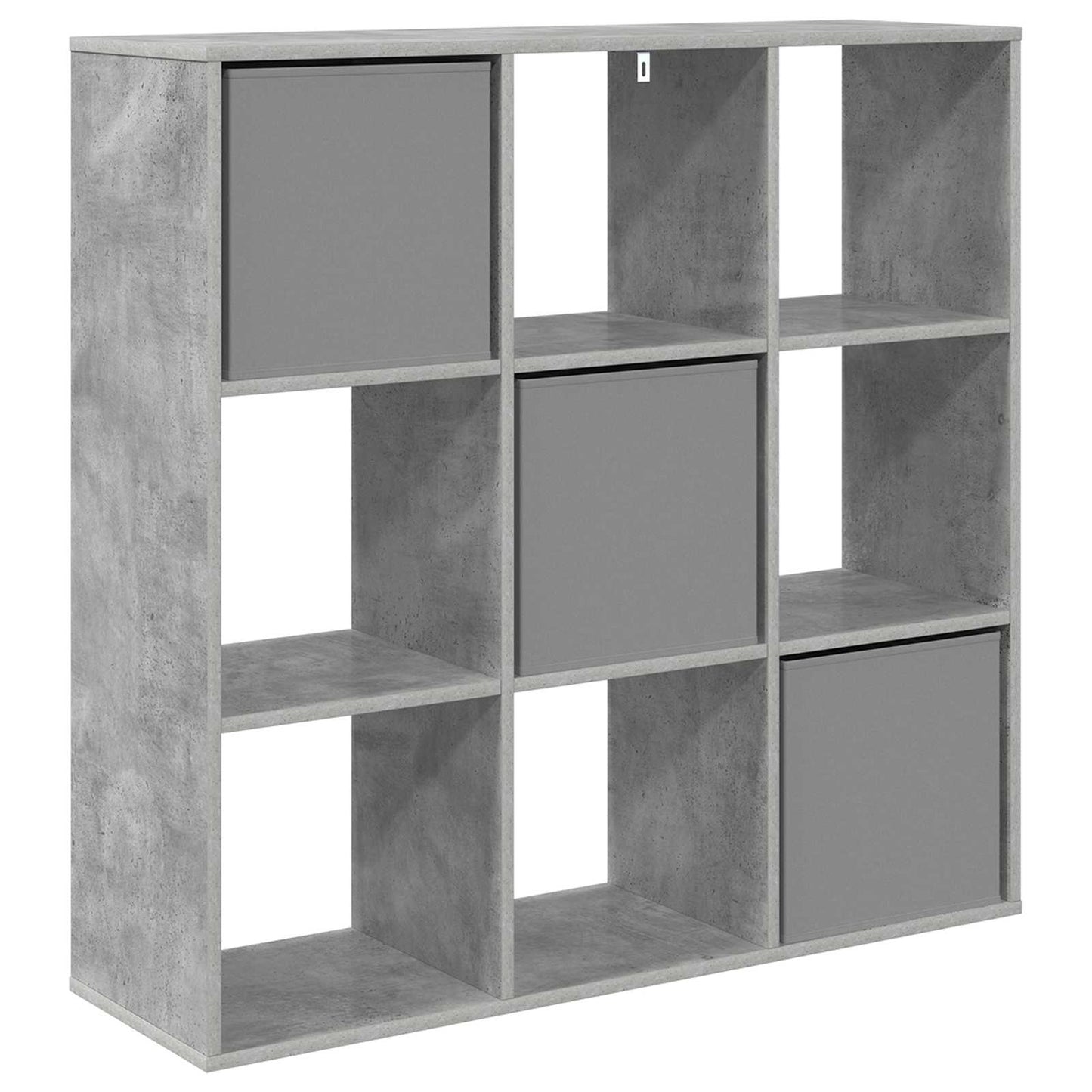 vidaXL Sideboard with Drawer Concrete Grey 102 x 31 x 99.5 cm