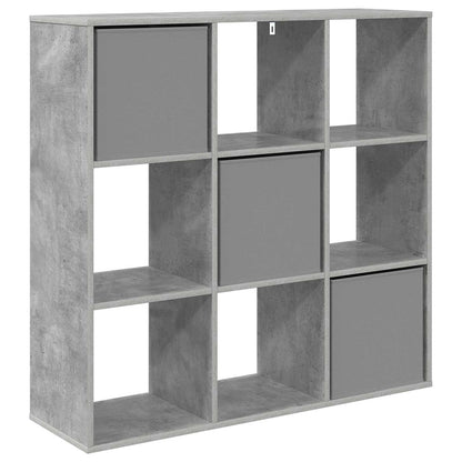 vidaXL Sideboard with Drawer Concrete Grey 102 x 31 x 99.5 cm