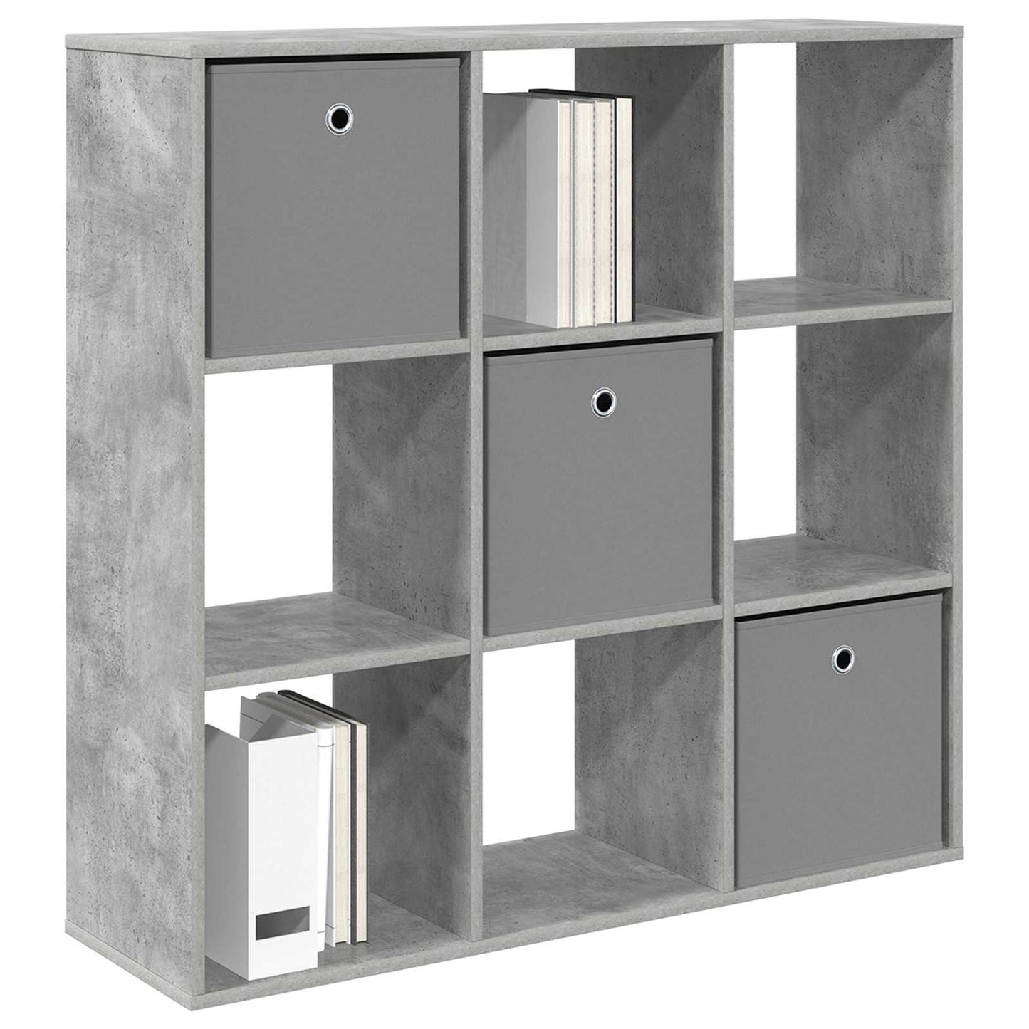 vidaXL Sideboard with Drawer Concrete Grey 102 x 31 x 99.5 cm