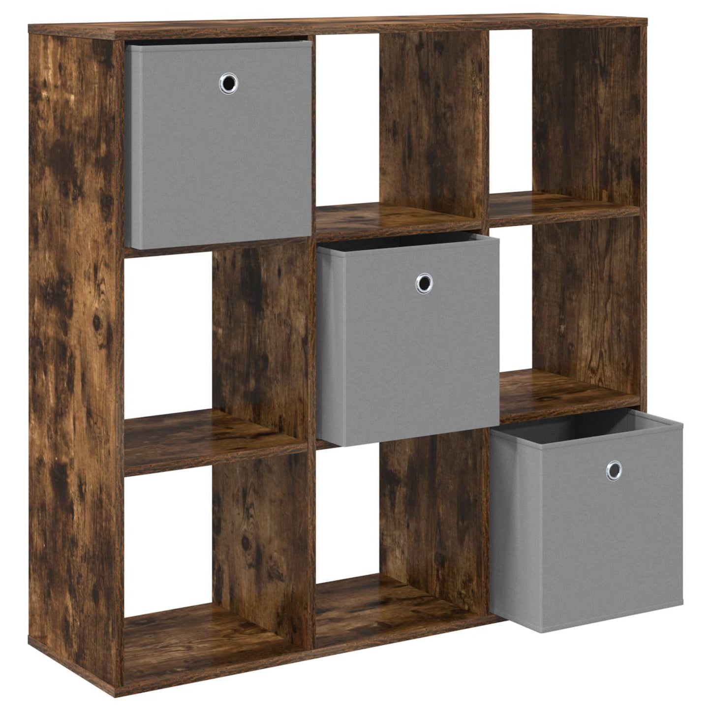 vidaXL Sideboard with Drawer Smoked Oak 102 x 31 x 99.5 cm