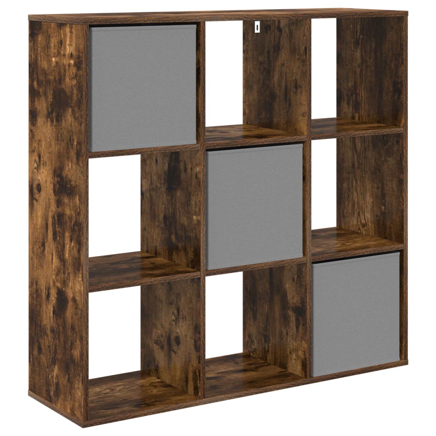 vidaXL Sideboard with Drawer Smoked Oak 102 x 31 x 99.5 cm