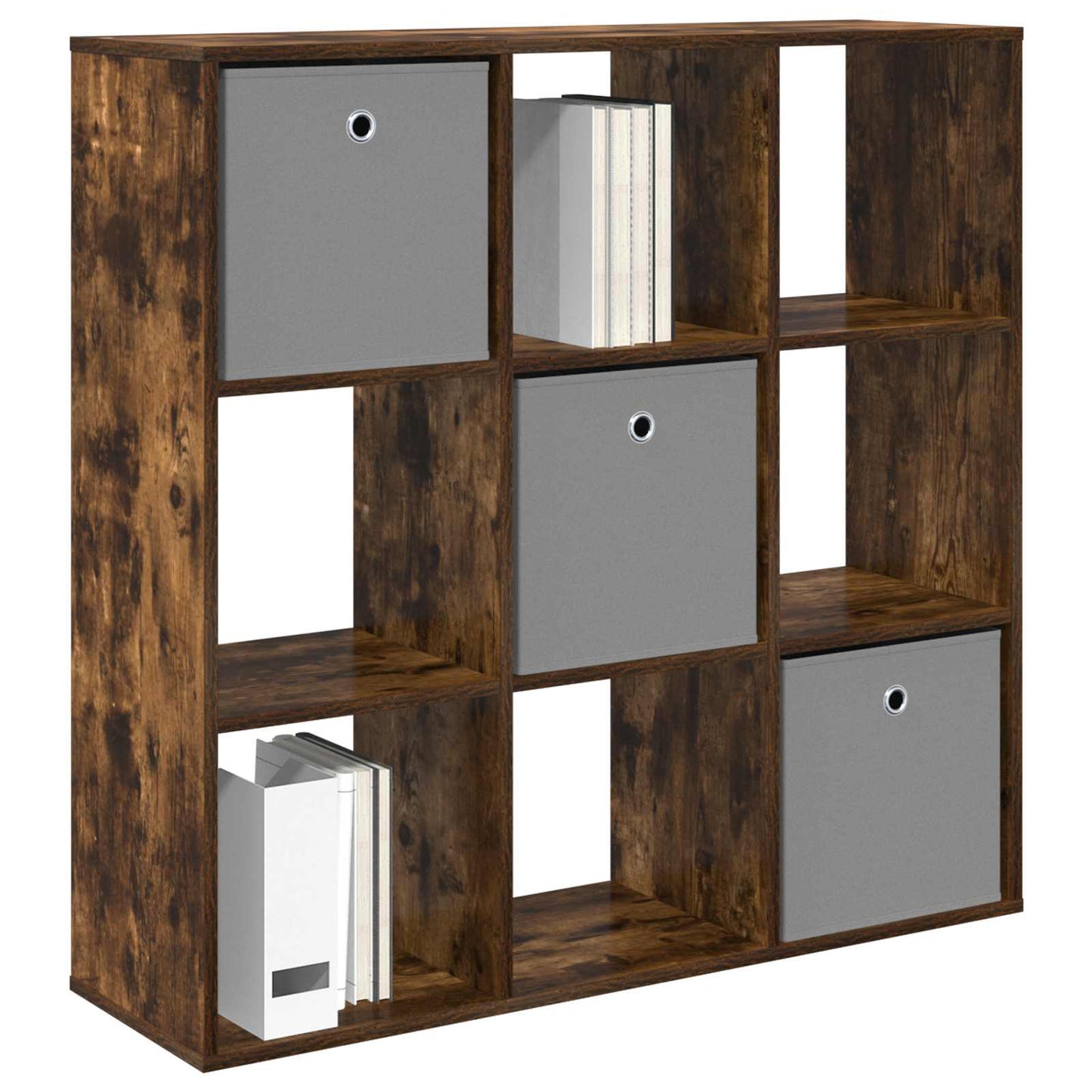 vidaXL Sideboard with Drawer Smoked Oak 102 x 31 x 99.5 cm