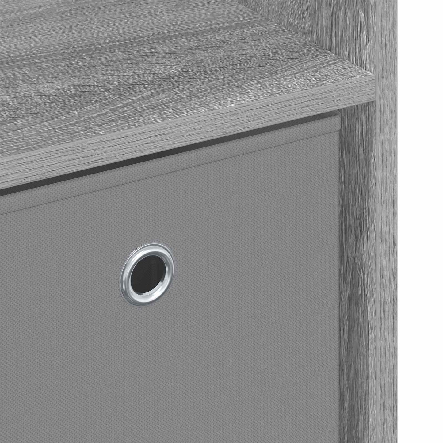 vidaXL Sideboard with Drawer Grey Sonoma 102 x 31 x 99.5 cm