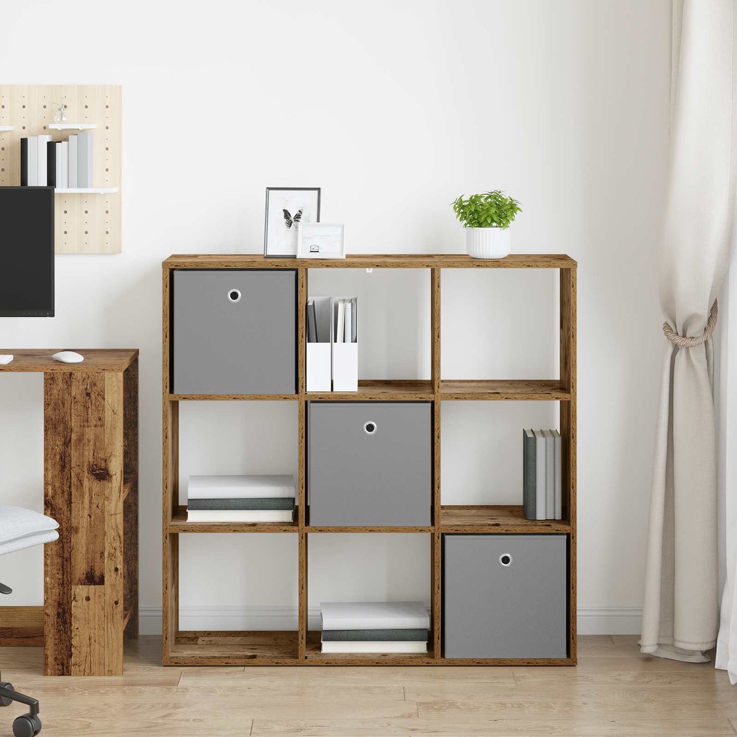 vidaXL Sideboard with Drawer Old Wood 102 x 31 x 99.5 cm