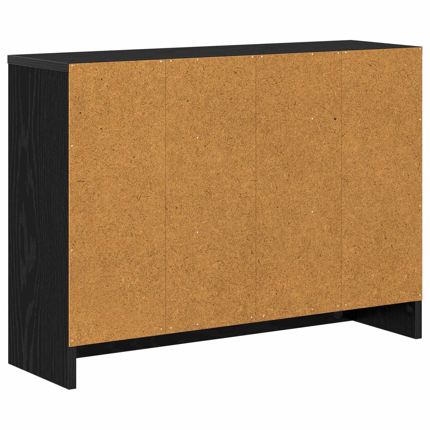 vidaXL Sideboard with Drawer Black Oak 73.5 x 22.5 x 53.5 cm