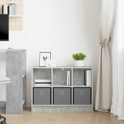 vidaXL Sideboard with Drawer Concrete Grey 73.5 x 22.5 x 53.5 cm